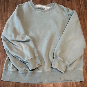 American Eagle Outfitters Blue Crewneck Sweater